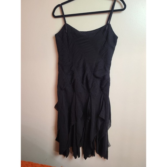 Vintage Maxazria Collection Women's Dress Spaghetti Straps Black Size 10 - Picture 2 of 12